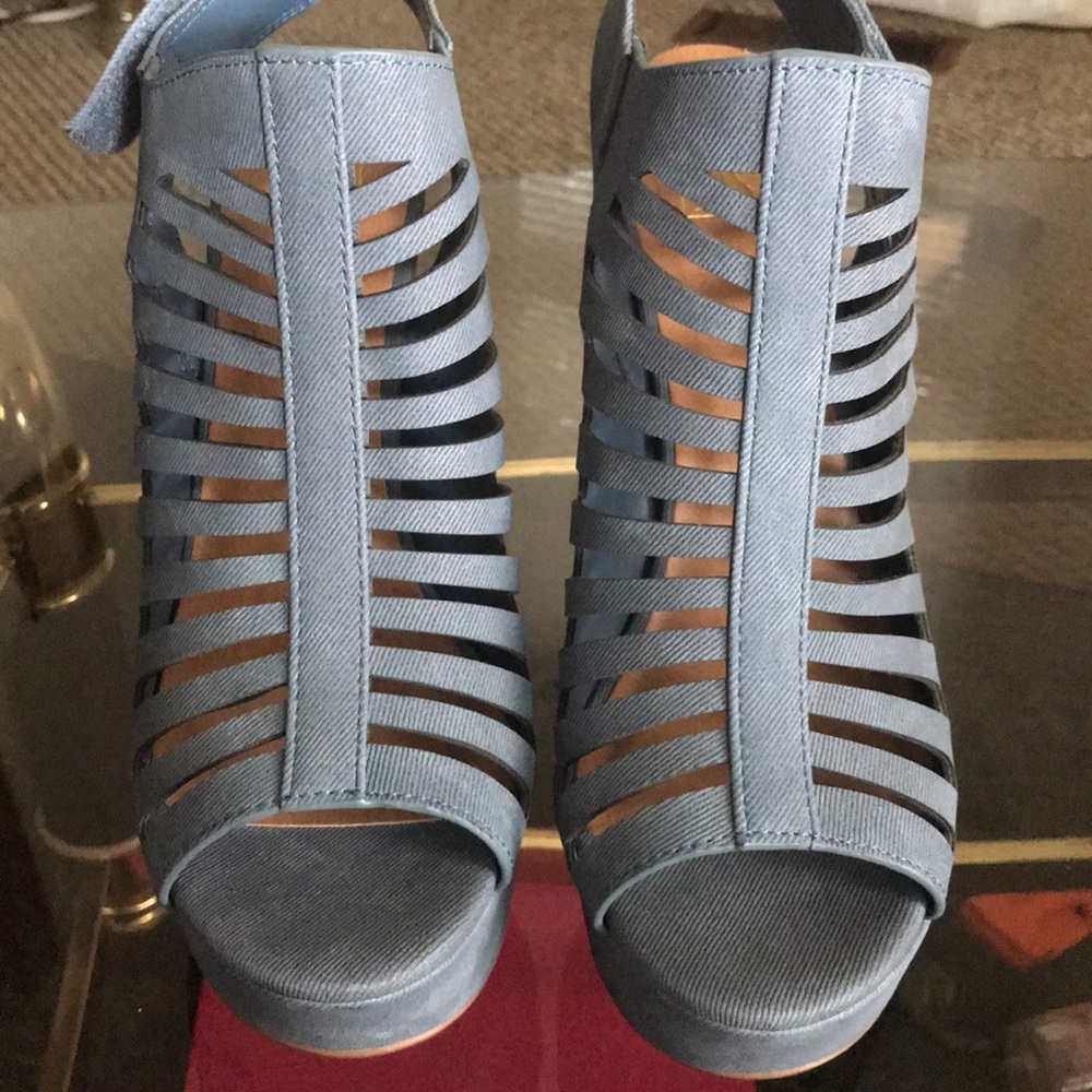 Blue heels